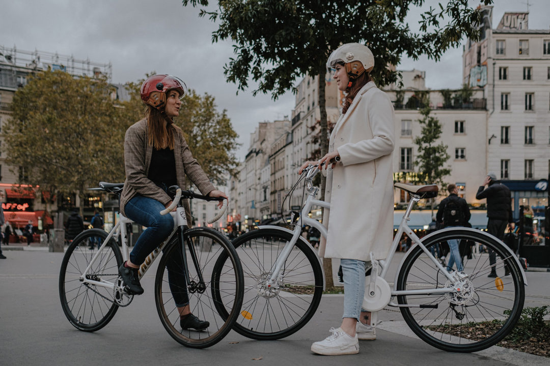 cyclistes en ville